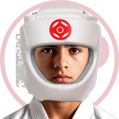 Открытый шлем с подбородком карате кекушинкай Isami